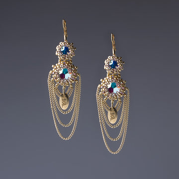 �Golden Rain� Earrings